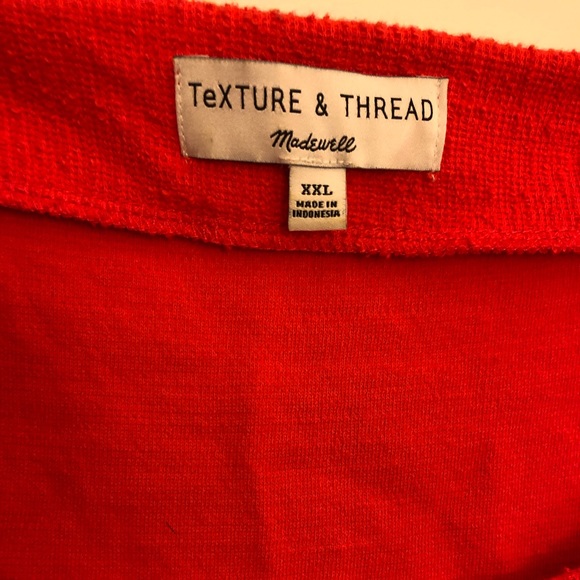 Red Madewell Top Size XXL - Picture 3 of 3